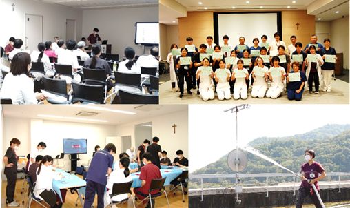 【事務局ブログ】症例発表／ICLS／結紮縫合／消防訓練